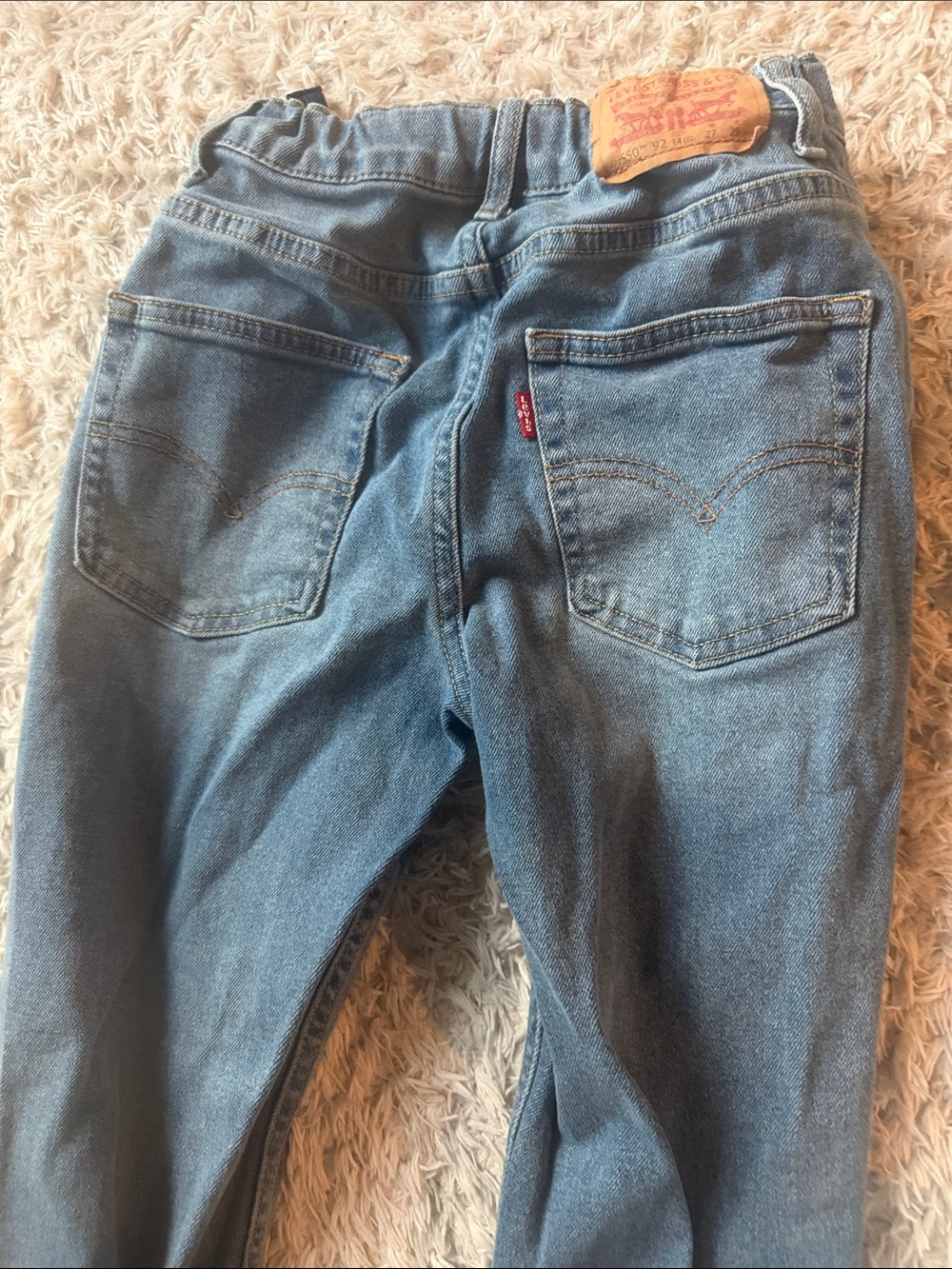 Levi's Kids Light Blue 550 92’ Relaxed Taper Jeans